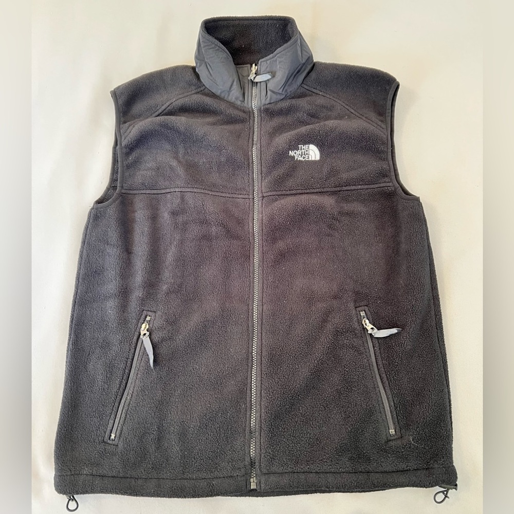 The North Face Vintage‎ Black Women's S-P Fleece Polartec Vest Full Zip Pockets